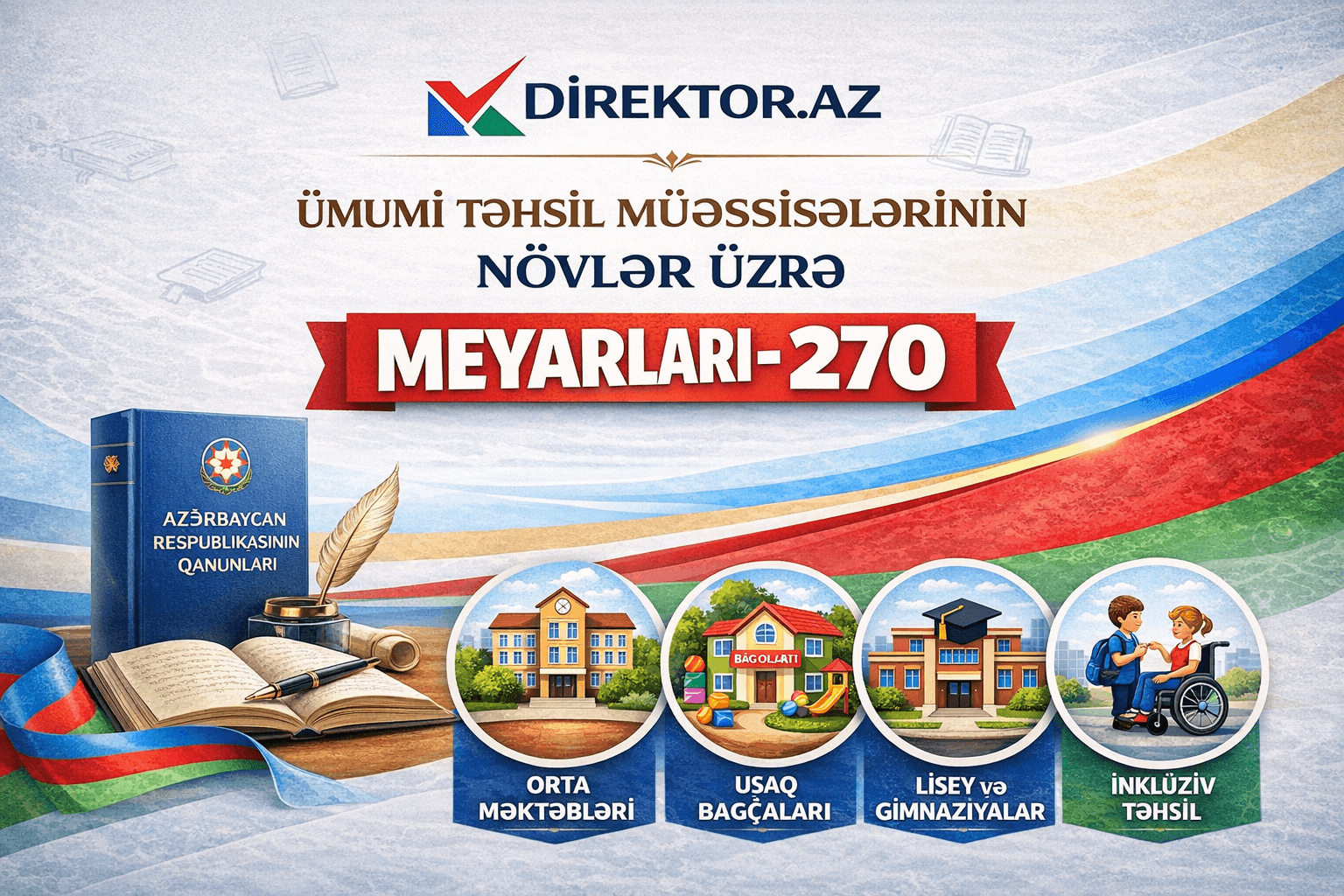 Ümumi təhsil müəssisələrinin növlər üzrə MEYARLARI № 270