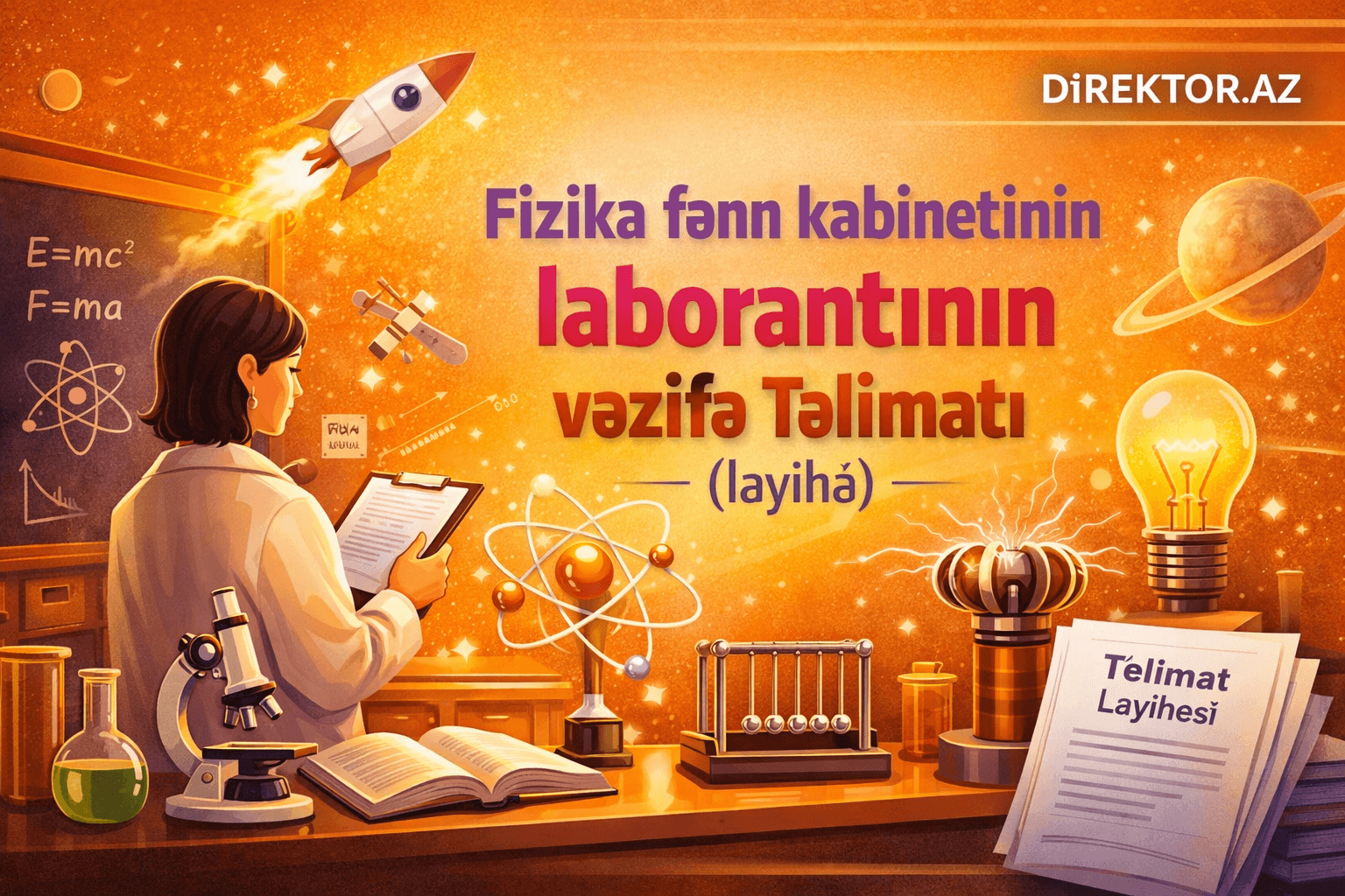 Fizika fənn kabinetinin laborantının vəzifə Təlimatı (layihə) pdf