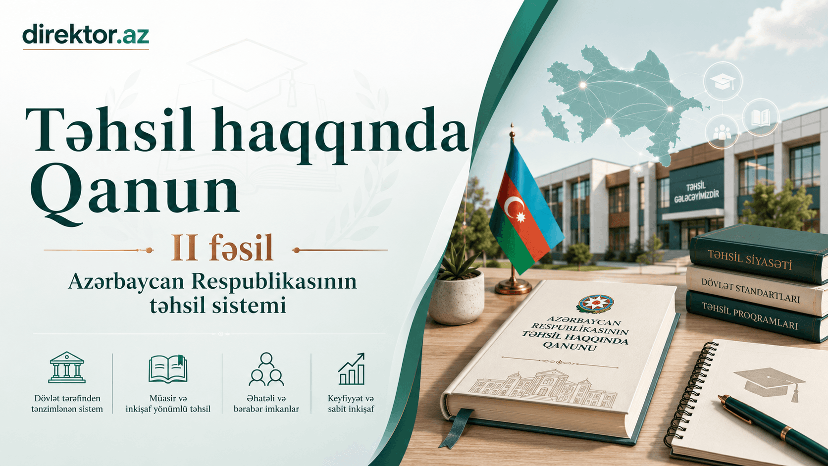 Təhsil Qanunu II fəsil Azərbaycan Respublikasının təhsil sistemi
