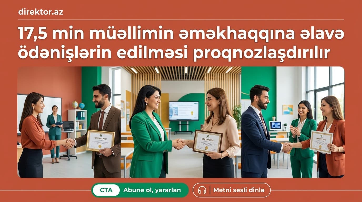 “90 minə yaxın müəllimin maaşı artırılacaq”