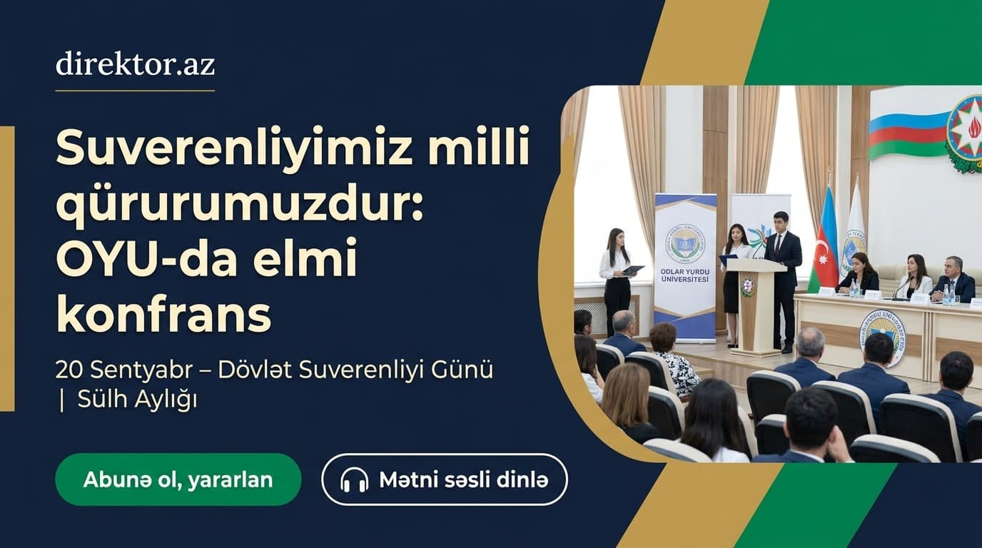 OYU-da Dövlət Suverenliyi Gününə həsr olunmuş konfrans keçirilib