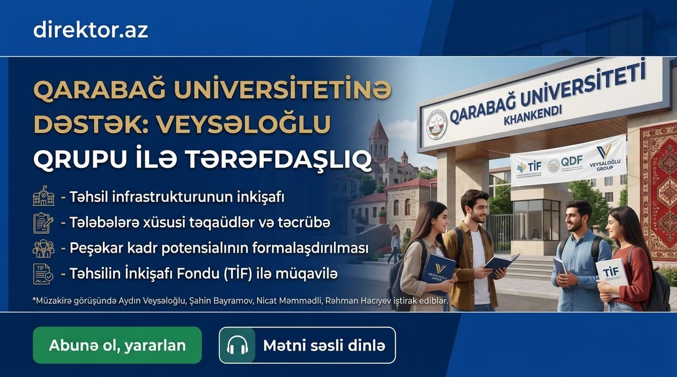 Qarabağ Universiteti və “Veysəloğlu” şirkəti arasında müqavilə imzalanıb