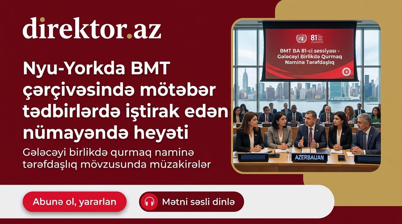 Emin Əmrullayev Nyu-Yorkda tədbirdə iştirak edib