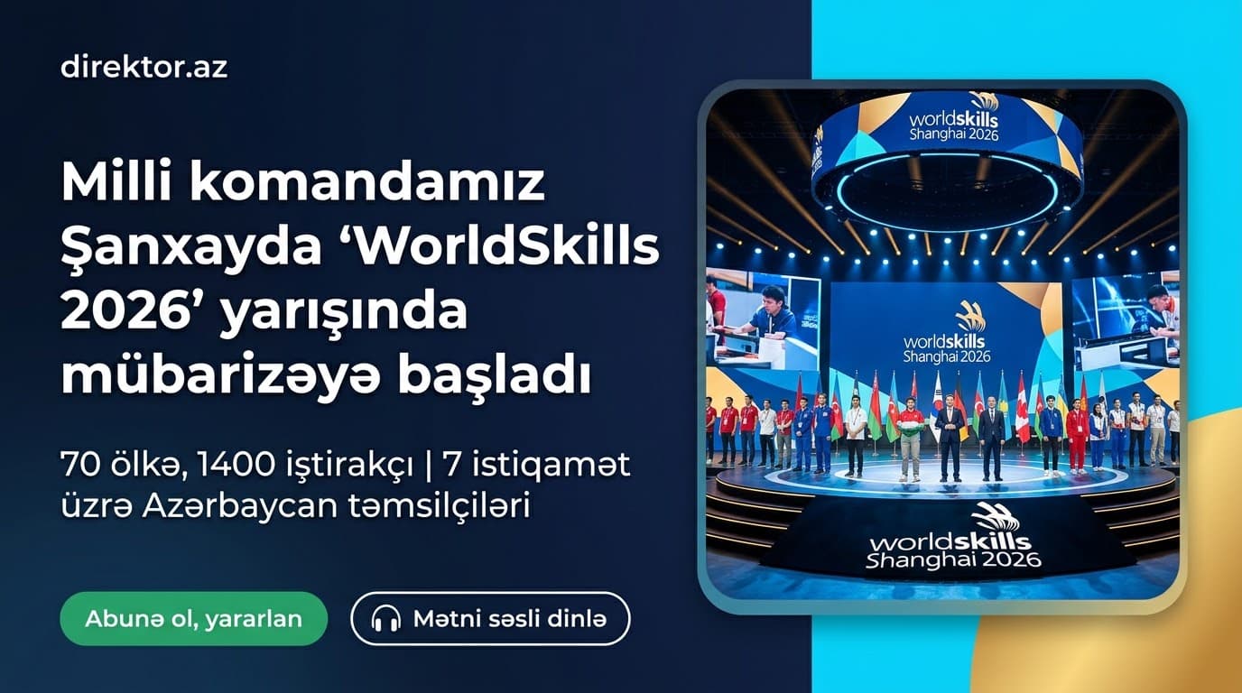 Azərbaycan komandası Şanxayda yarışda iştirak edir