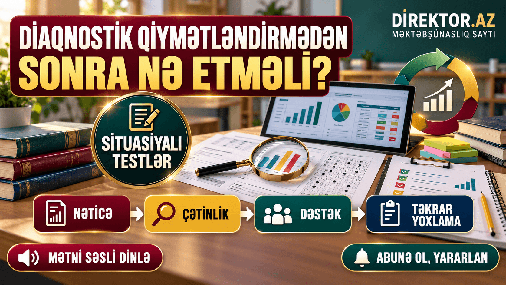 Diaqnostik qiymətləndirmədən sonra nə etməli?