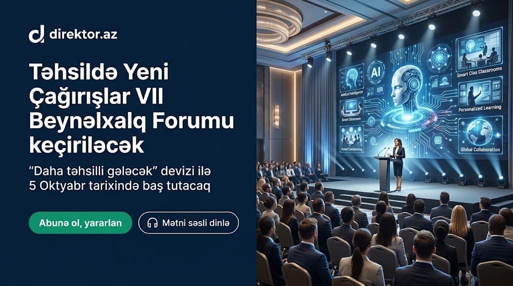 DİM “Daha təhsilli gələcək” devizi ilə Forum keçirəcək
