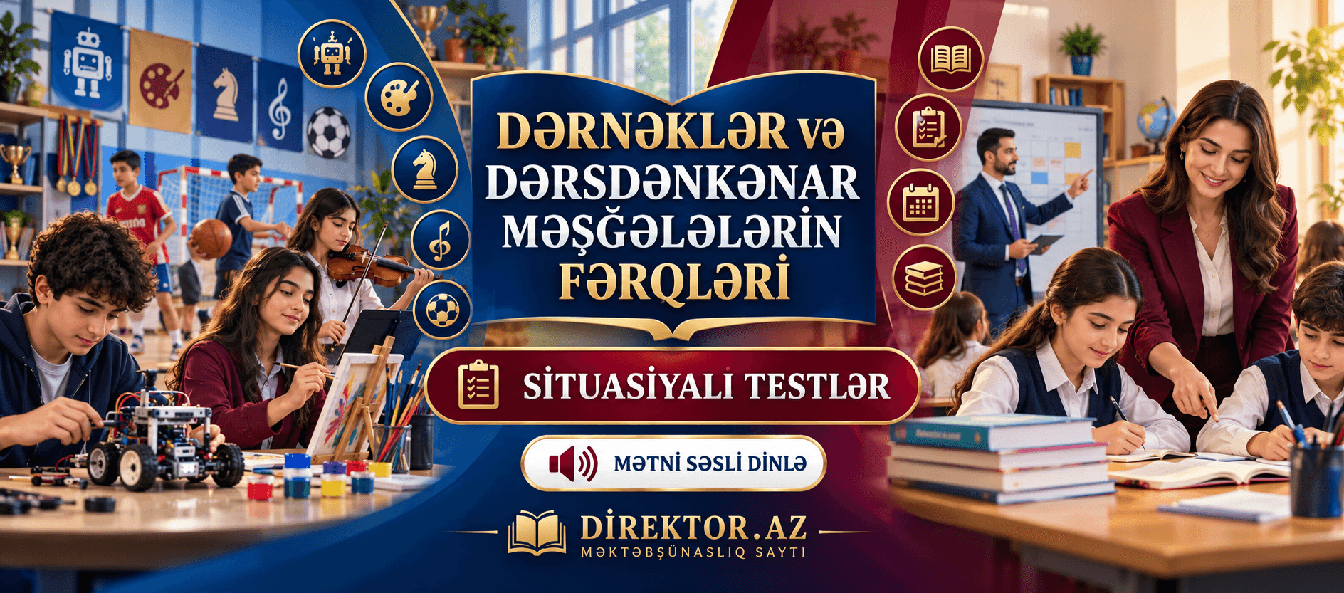Dərnək və dərsdənkənar məşğələlərin təşkili və sənədləşdirilməsi zamanı tövsiyyələr