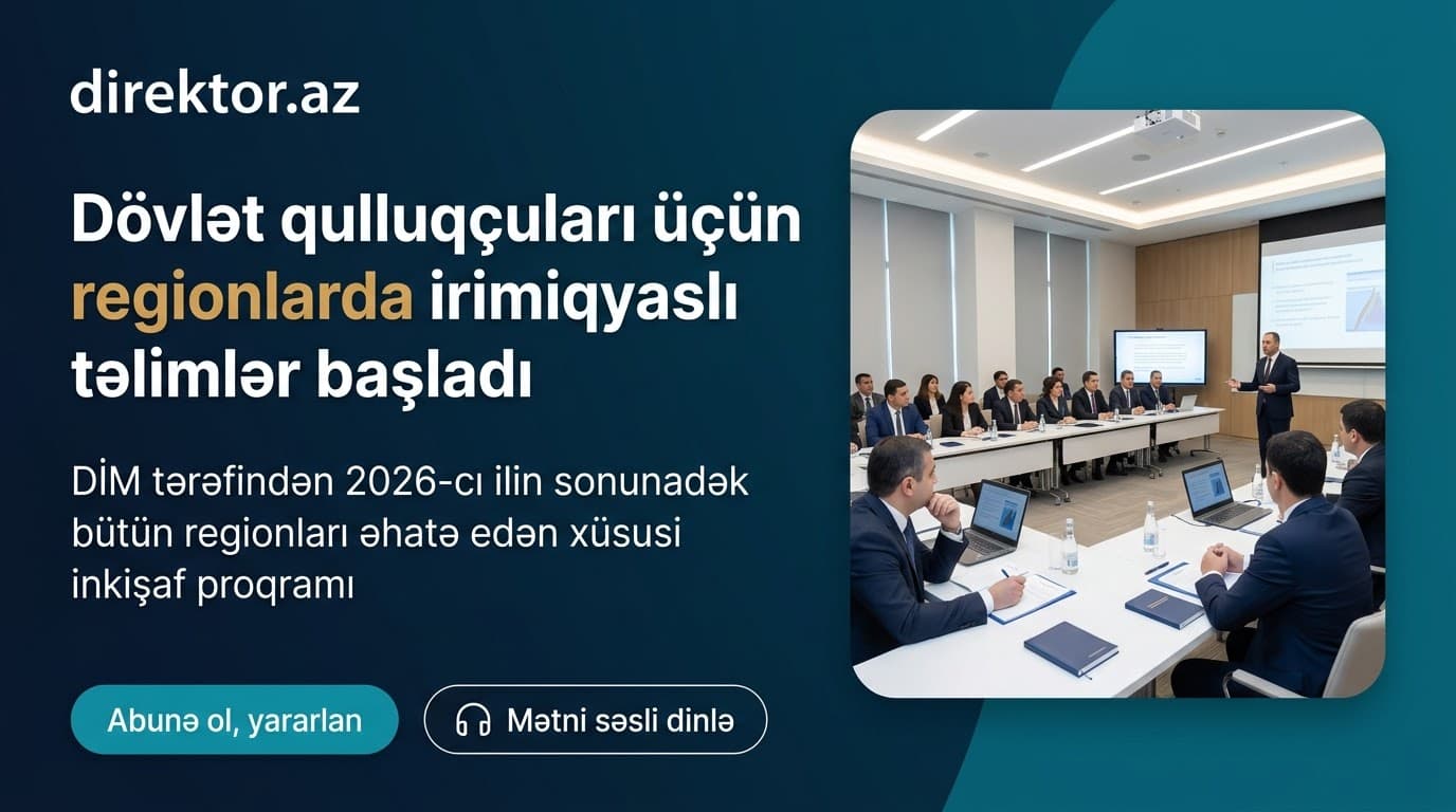 DİM regionlarda dövlət qulluqçuları üçün təlimlər keçirir