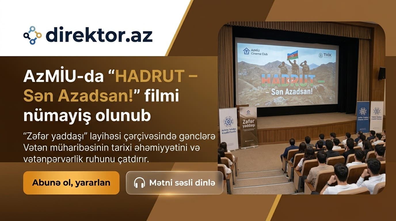 AzMİU-da film nümayişi olub