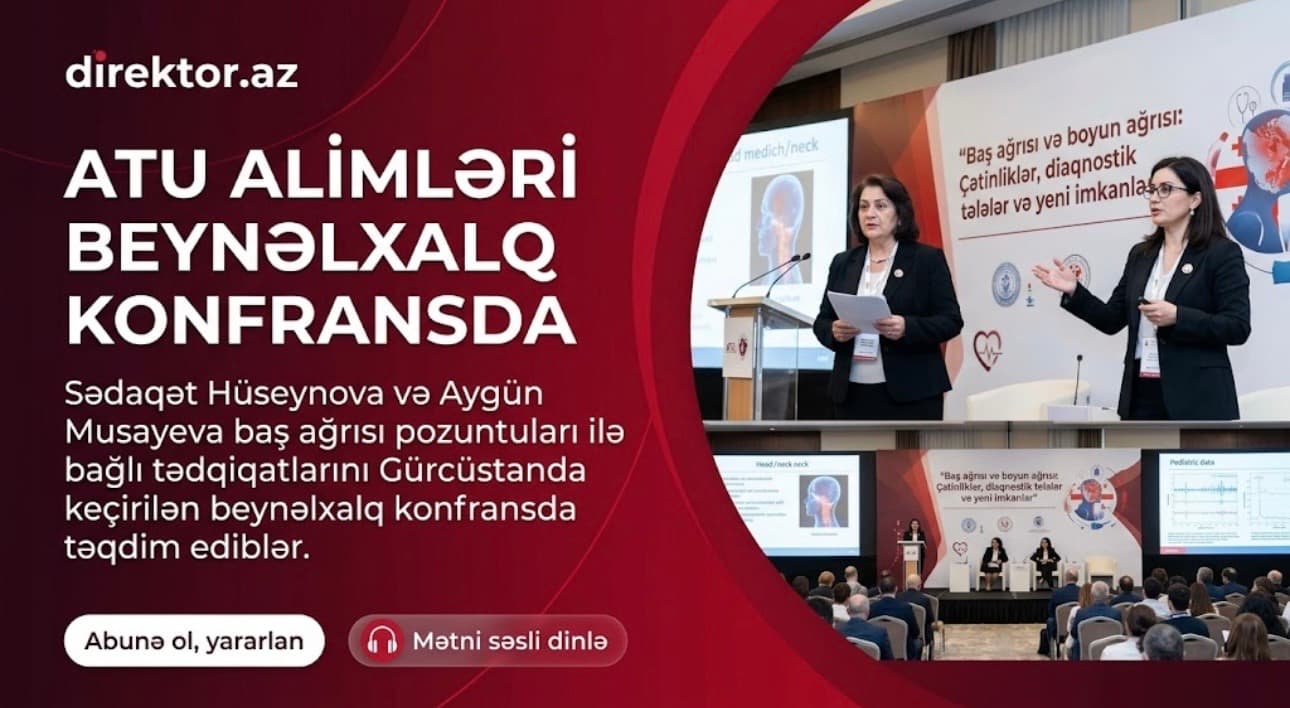 Tibb Universitetinin alimləri Gürcüstanda konfransda iştirak ediblər