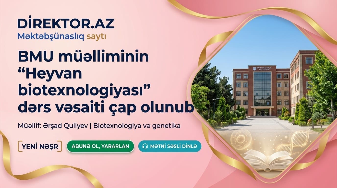 BMU müəlliminin yeni kitabı nəşr olunub