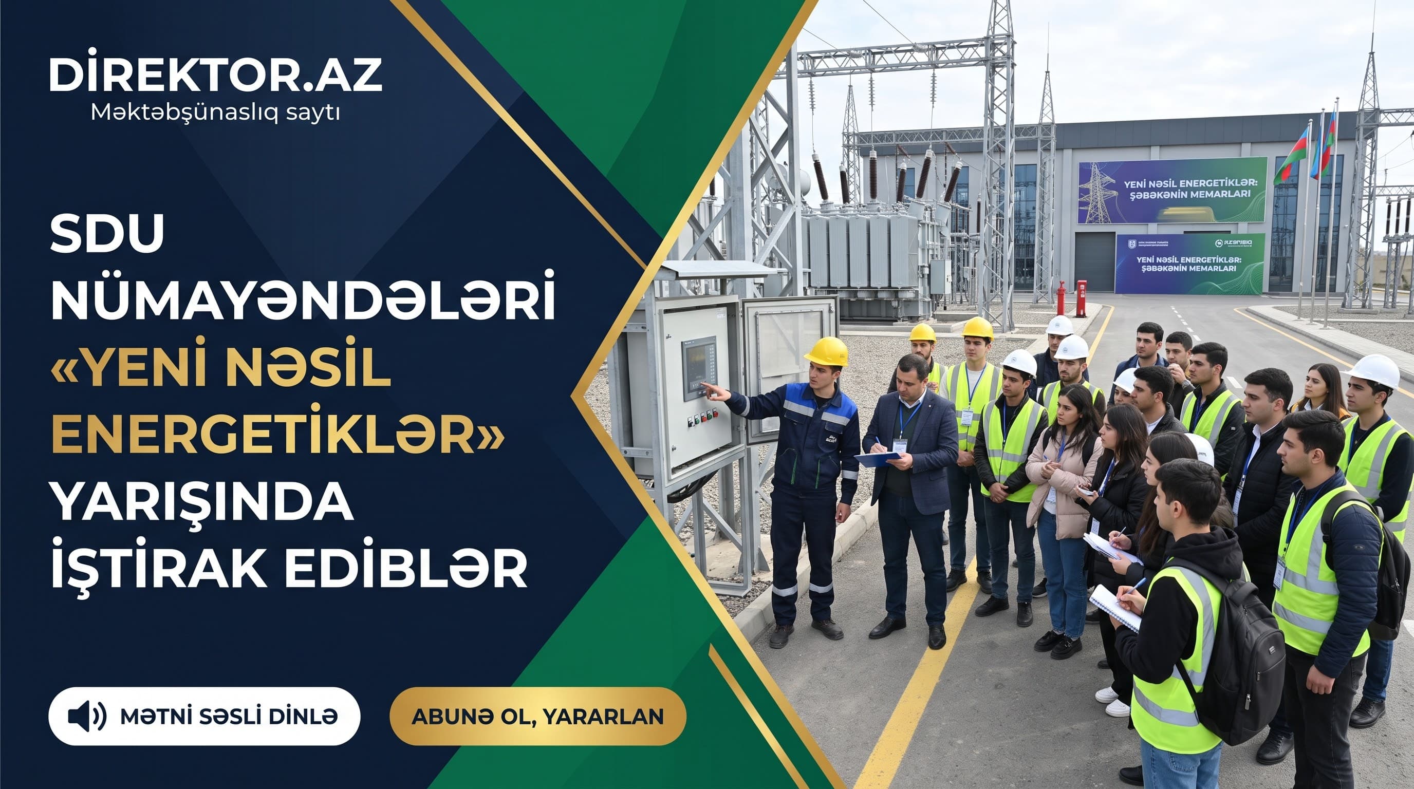 SDU-nun müəllim və tələbələri Hadrutda keçirilən energetiklər yarışında iştirak ediblər
