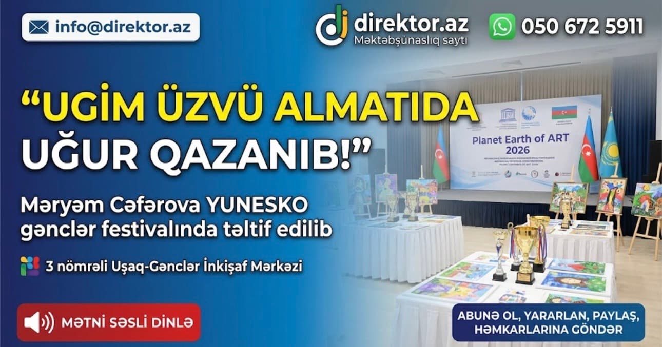 Paytaxt məktəblisi beynəlxalq müsabiqədə uğur qazanıb