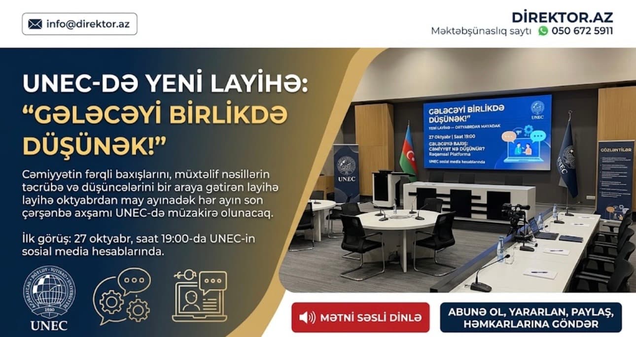 UNEC-dən yeni təşəbbüs