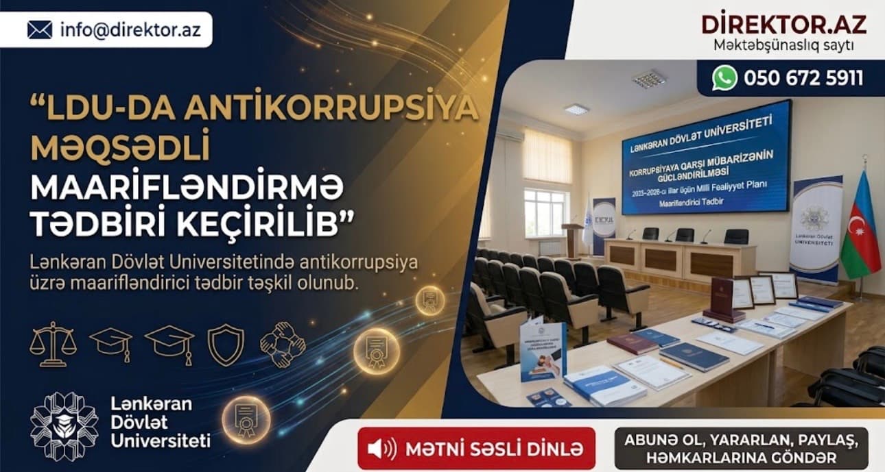 LDU-da korrupsiyaya qarşı maarifləndirici tədbir keçirilib