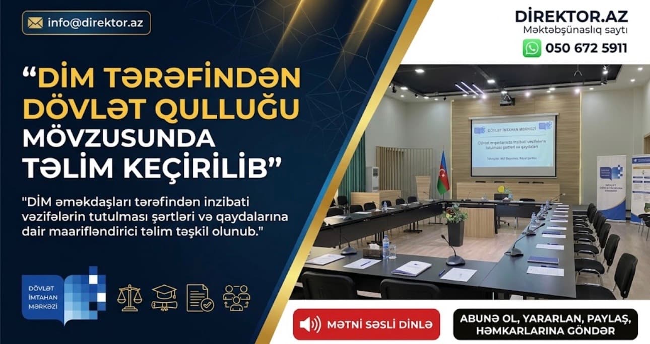 DİM icra hakimiyyəti və məhkəmə orqanının əməkdaşları üçün təlim keçirib